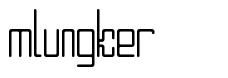 Mlungker шрифт