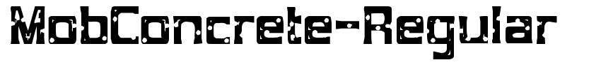 MobConcrete-Regular шрифт