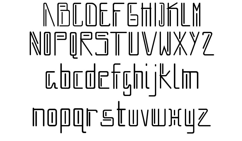 Moboto font specimens