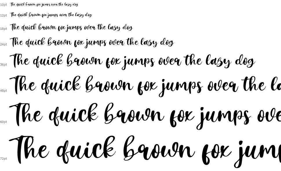 Mocaroni font Waterfall