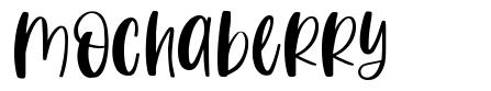 Mochaberry font