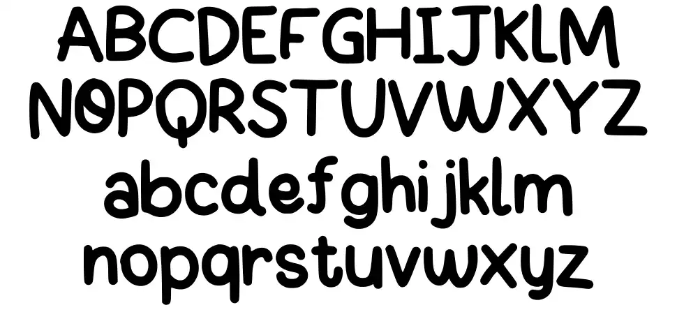 Mochihandfont specimens