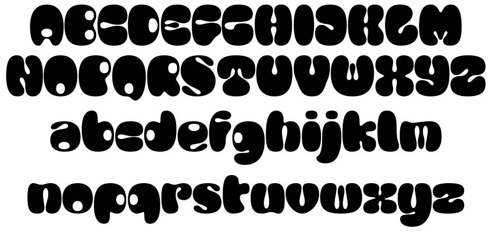 Mochita Display font specimens