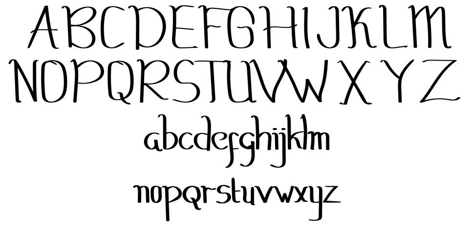 Mocopat font Örnekler