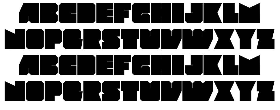 Mod font specimens