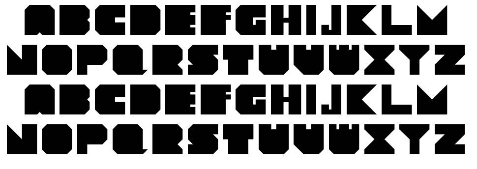Mod Editor font specimens