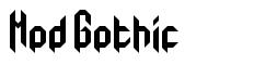 Mod Gothic font