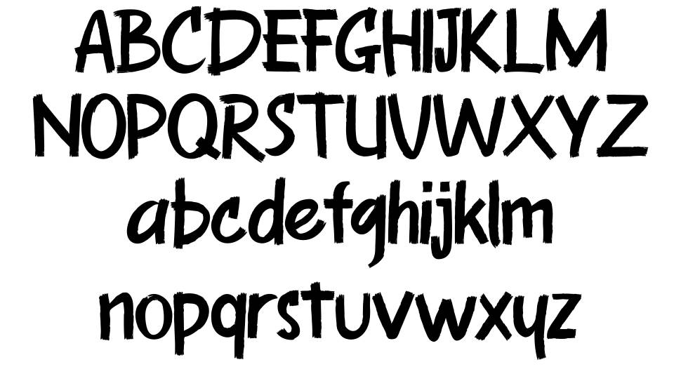 Modavina font Örnekler