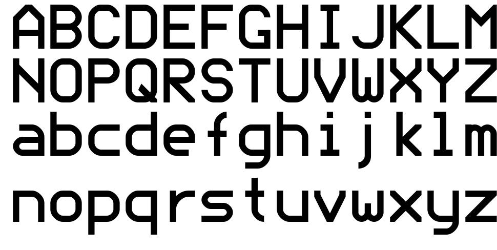 ModeNine font specimens