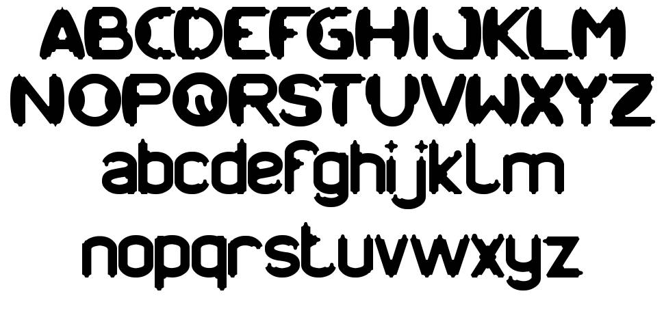 Modern Craft 字形 标本