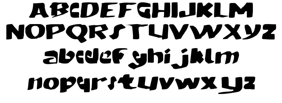 Modern Hand Fraktur шрифт Спецификация