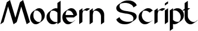 Modern Script