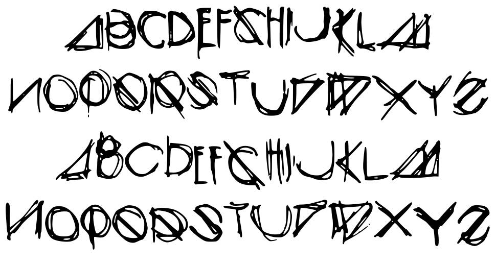 Modern Sketch font