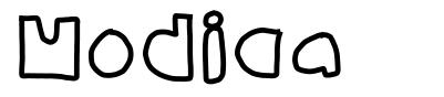Modica 字形