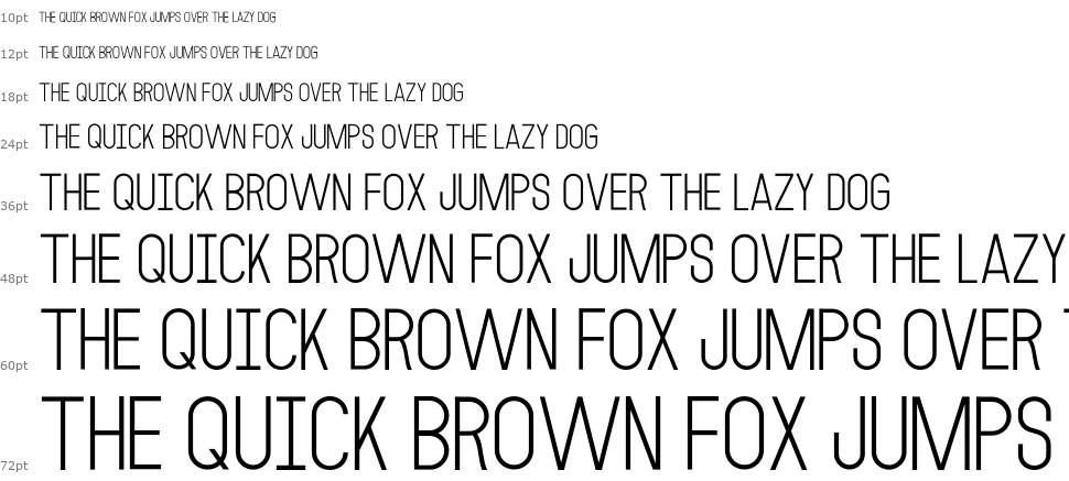 Modular font Waterfall