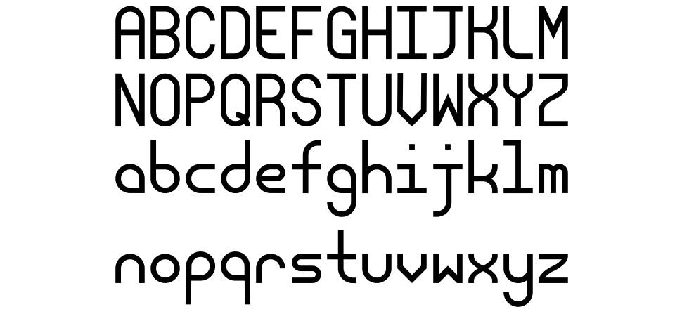 Modum font specimens