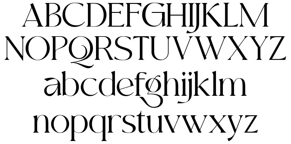 Moglan font specimens