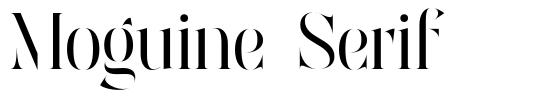Moguine Serif шрифт