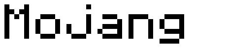 Mojang font