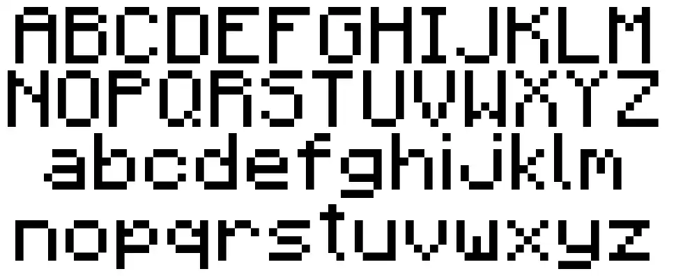 Mojangfont specimens