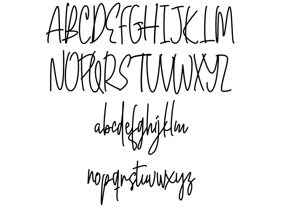 Mojang Script font specimens
