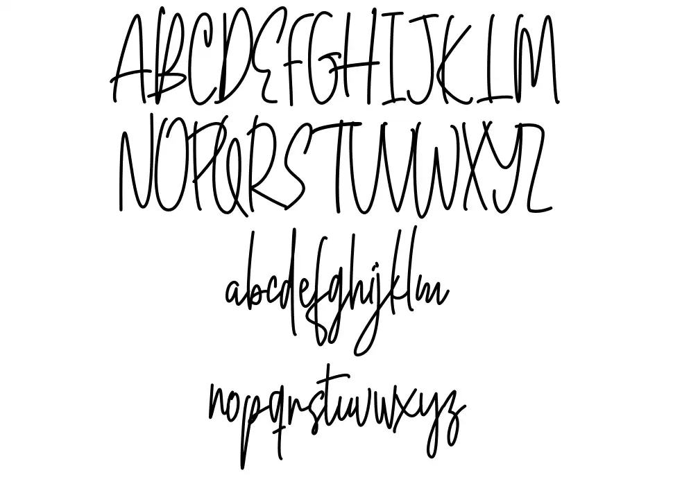 Mojang Scriptfont specimens