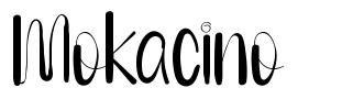 Mokacino font