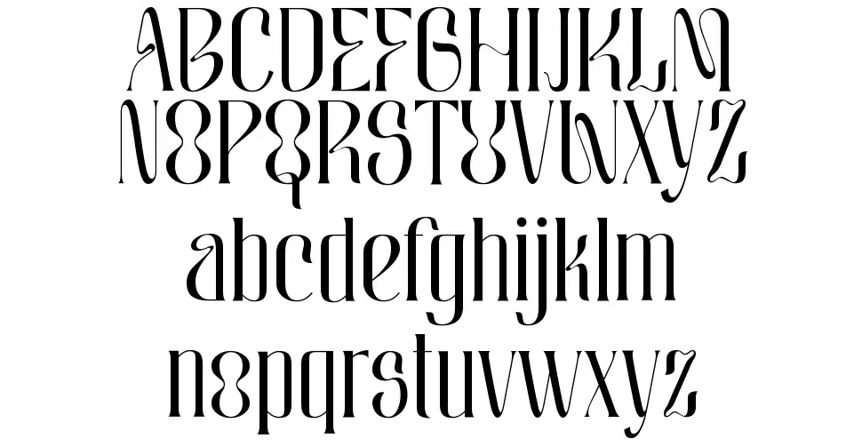 Molika font specimens