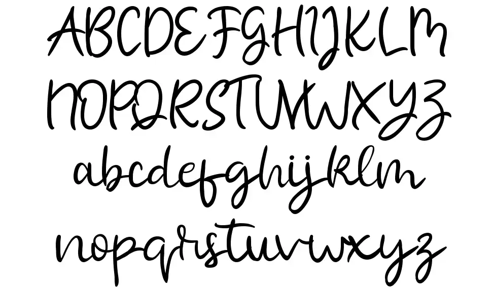 Molly Mermaid font specimens