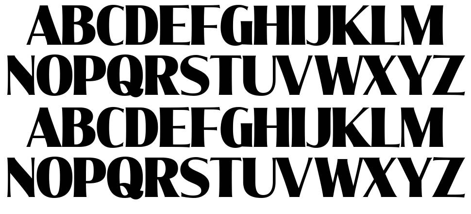 Molly Serif font specimens