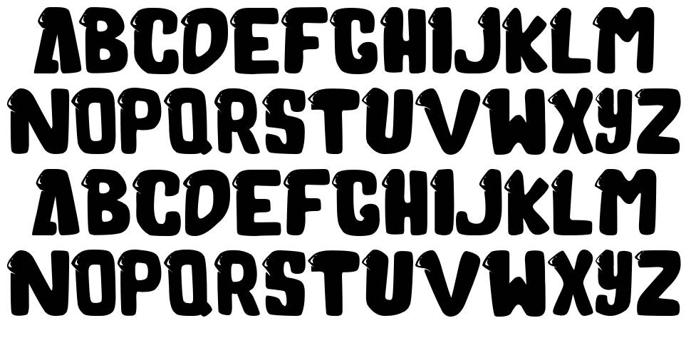 Molusca font Örnekler