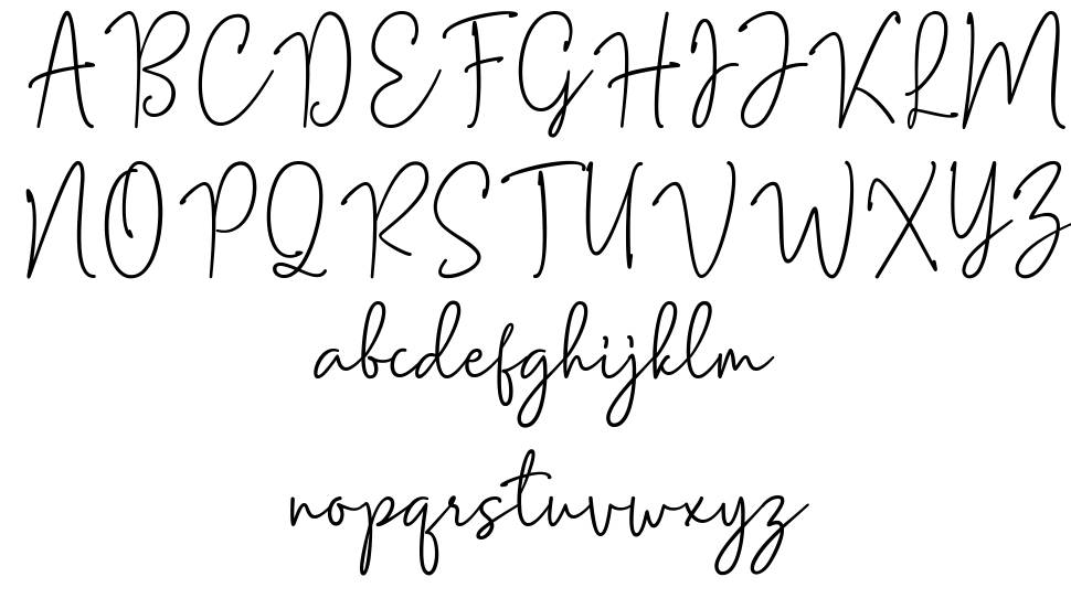 Momday font specimens