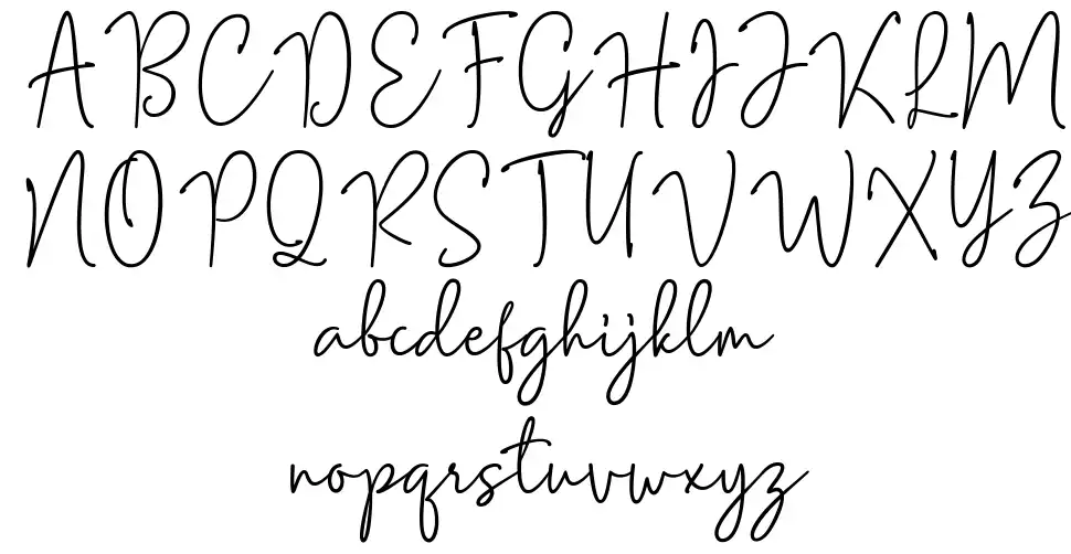 Momday font Örnekler