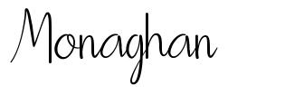 Monaghan font