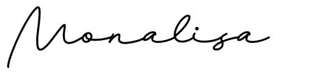 Monalisa шрифт