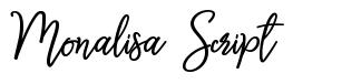 Monalisa Script шрифт
