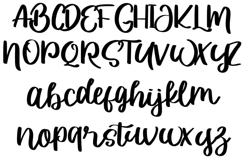 Monatifa font Örnekler