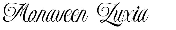 Monaveen Luxia font
