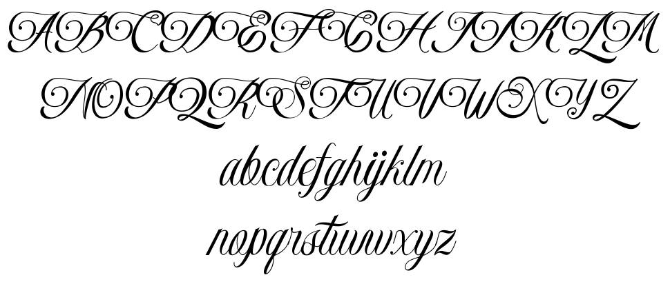 Monaveen Luxia font Örnekler