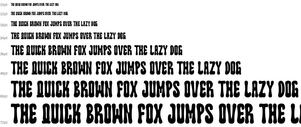 Monday Groovy font Waterfall