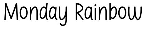 Monday Rainbow font