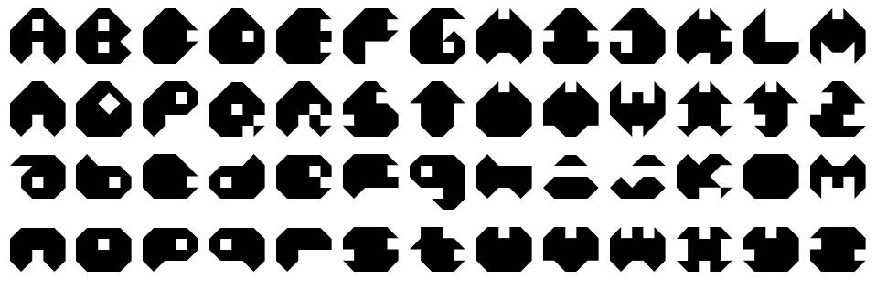 Mono LH font specimens