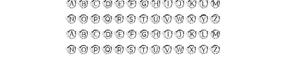 Monogram Dara 字形 标本