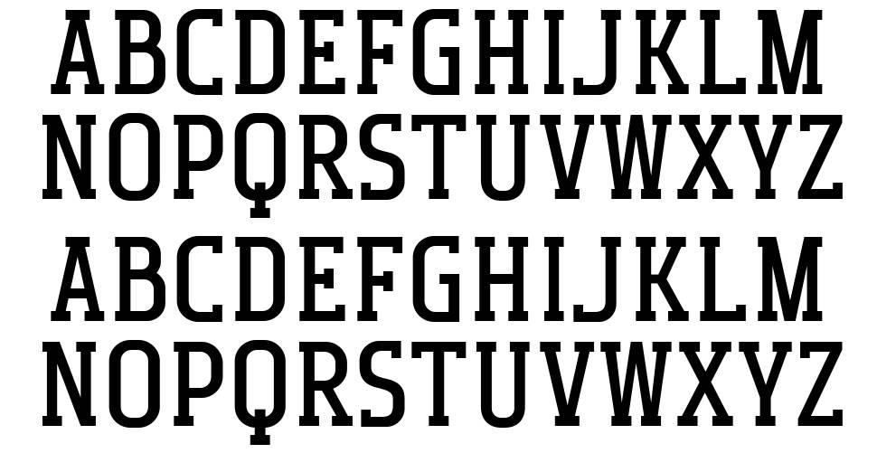 Monogram Holder font specimens
