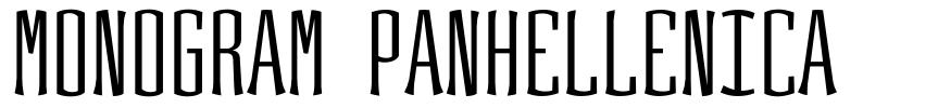 Monogram Panhellenica шрифт