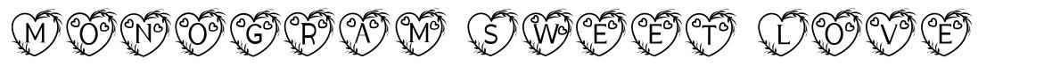 Monogram Sweet Love font
