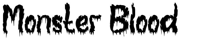 Monster Blood font