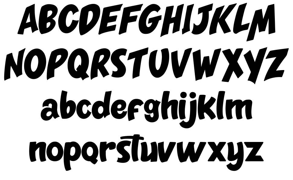 Monsterize font specimens