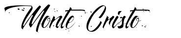 Monte Cristo шрифт