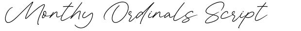 Monthy Ordinals Script